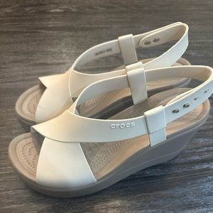Crocs wedges size 8